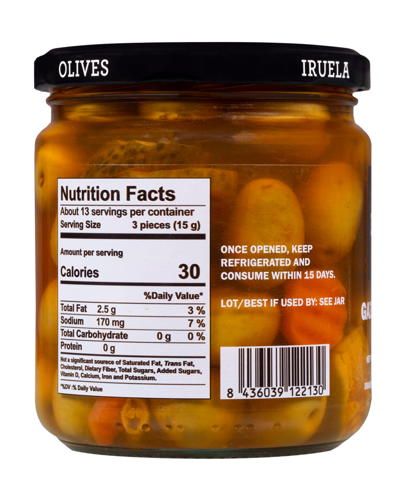 Gazpacha Olives - 370 g Terramar Imports