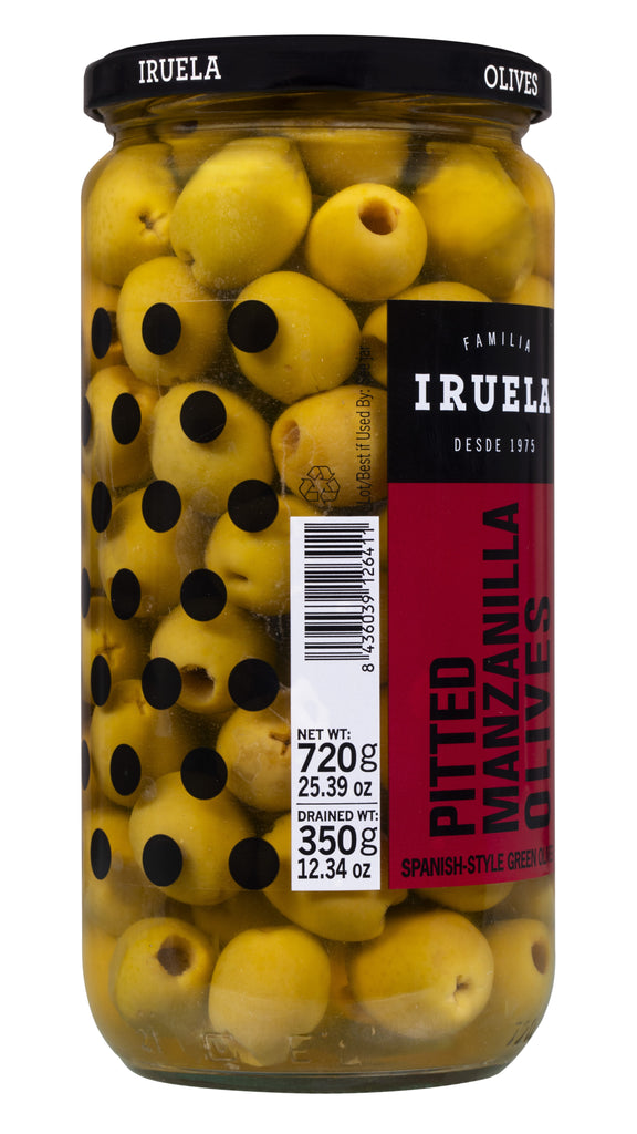 Pitted Manzanilla Olives - 25.4 oz Terramar Imports