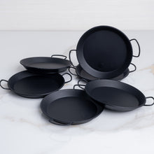 Load image into Gallery viewer, 6&quot; Mini Paella Pans - 6 Pack - Plastic