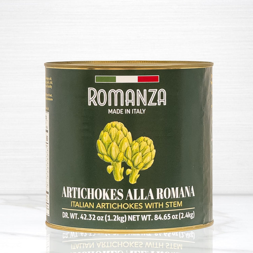 2-Pack of Artichokes alla Romana with Stem - Tin - 84.65 oz Terramar Imports