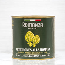 Load image into Gallery viewer, 2-Pack of Artichokes alla Romana with Stem - Tin - 84.65 oz