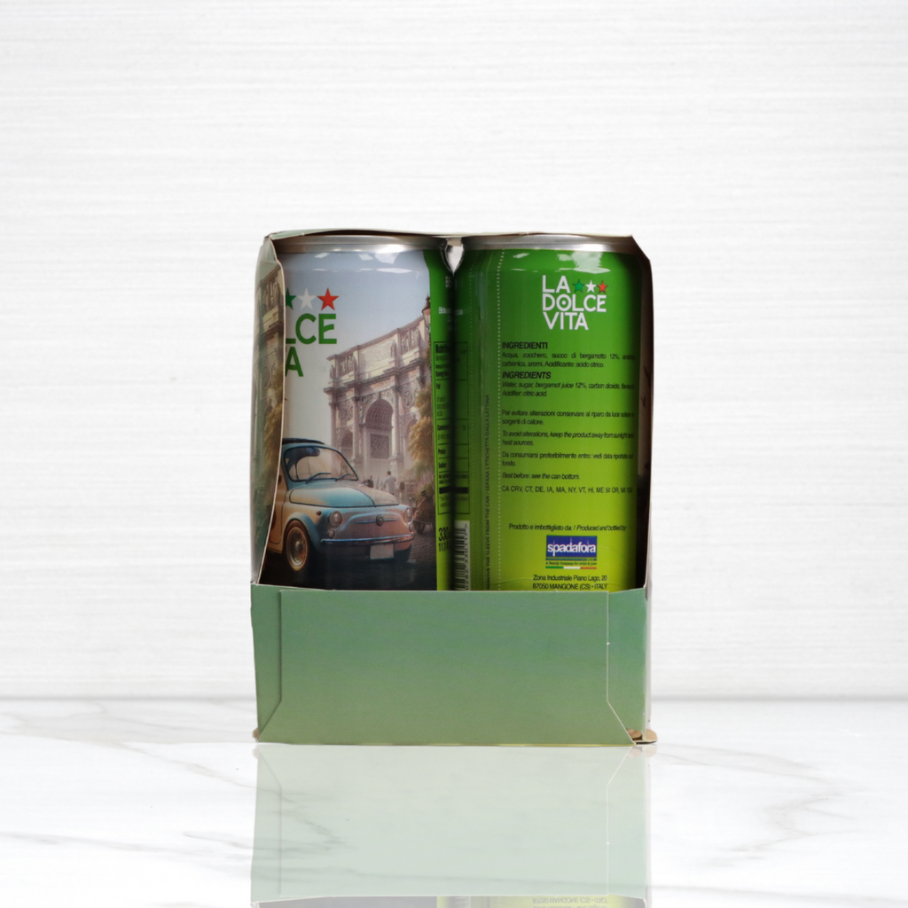 4-Pack Bergamotto Soda - 11.1 fl oz Terramar Imports