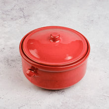 Load image into Gallery viewer, 11&quot; Red Cocotte with Lid