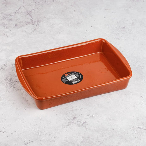 Orange Rectangular Tray (12.6 x 9 Inch) Terramar Imports