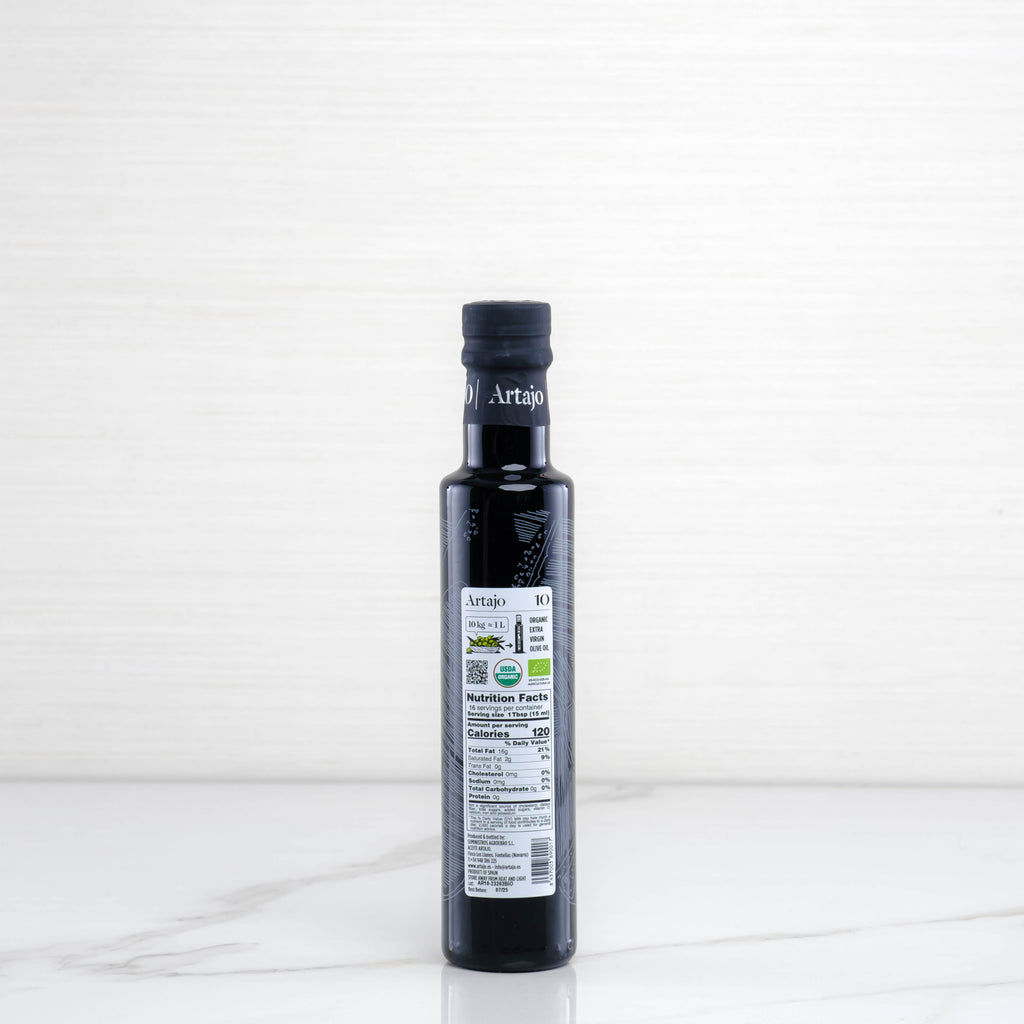 Organic Arbequina Extra Virgin Olive Oil - 250 ml bottle Terramar Imports