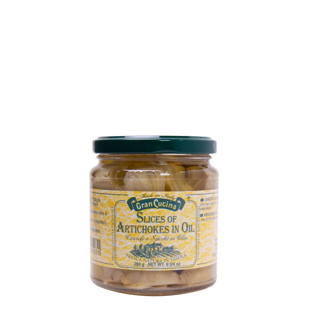 Artichoke Slices in Olive Oil - 9.8 oz Terramar Imports