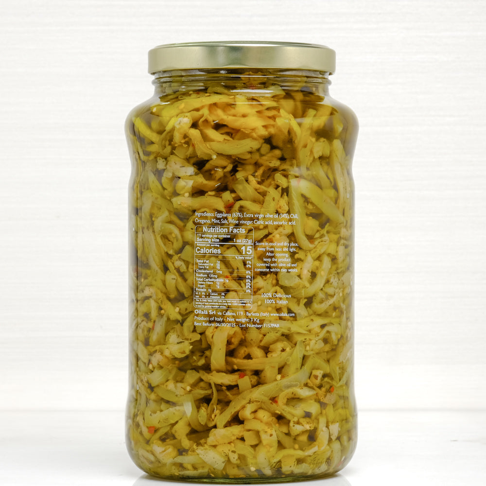 Grilled Eggplants in EVOO - 3 kg Terramar Imports