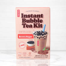 Load image into Gallery viewer, Brown Sugar Instant Bubble Tea Kit - 8.9 fl oz