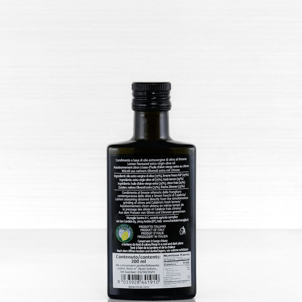 Extra Virgin Olive Oil with Lemon - 6.7 fl oz Terramar Imports