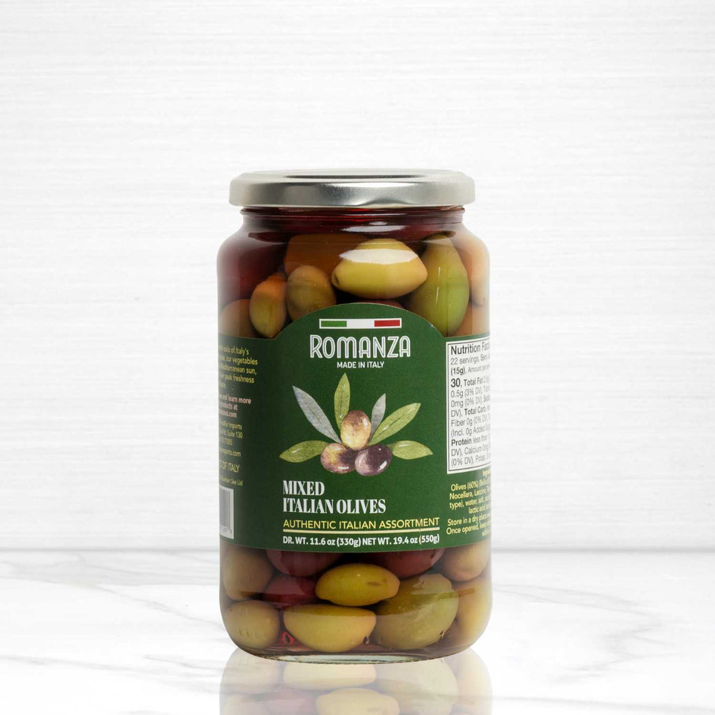 2-Pack of Mixed Italian Olives - 19.4 oz Terramar Imports