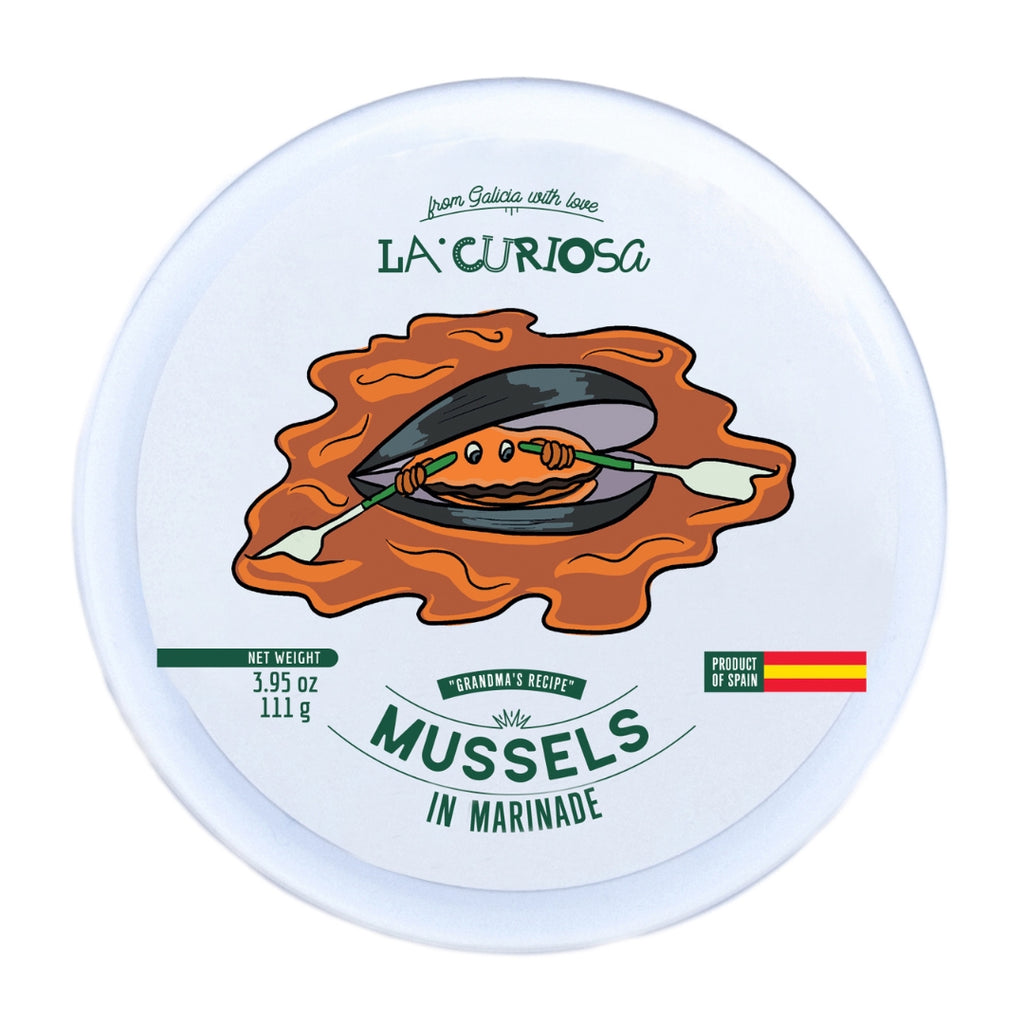 Mussels In Marinade - 8/12 Pieces - 115g Terramar Imports