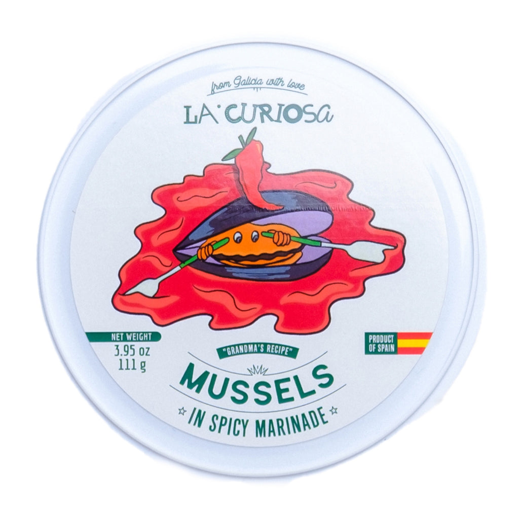 Mussels In Spicy Marinade - 8/12 Pieces - 115g Terramar Imports