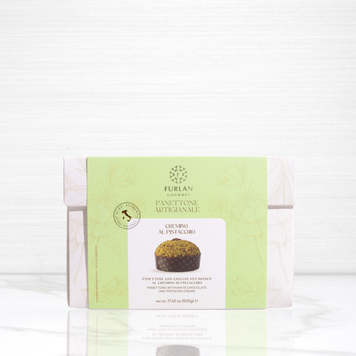 White Chocolate Panettone with Pistachio Cream - 17.63 oz Terramar Imports