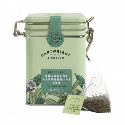 Peppermint Tea Whole Leaf Teabags - 15x2 g Terramar Imports