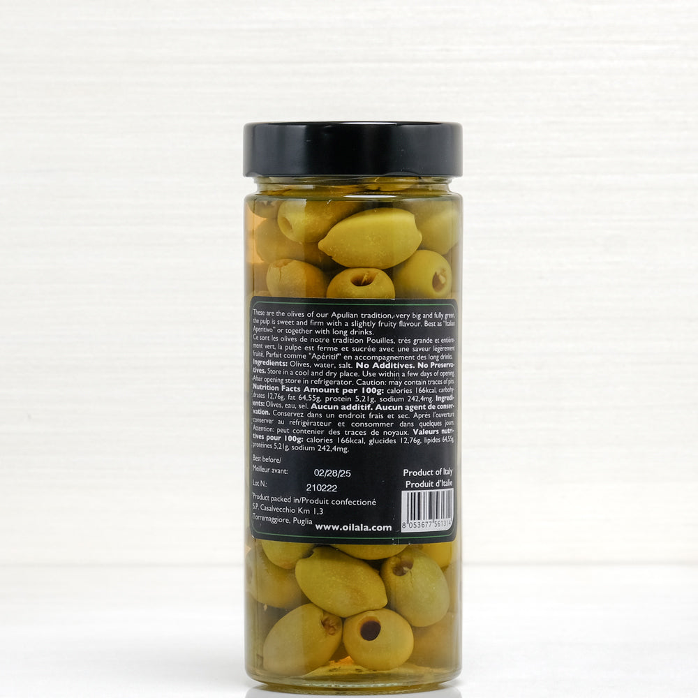 Pitted Bella di Cerignola Olives - 19.75 oz Terramar Imports