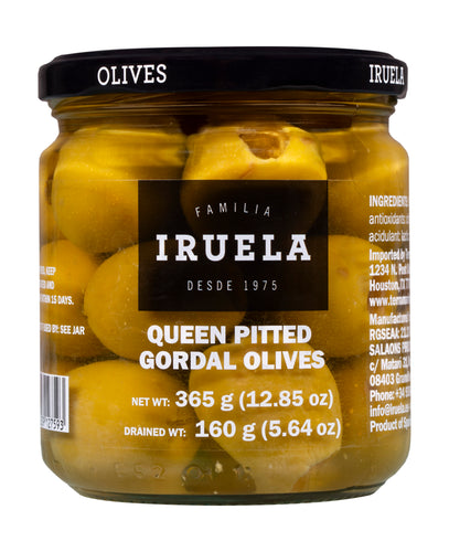 Queen Pitted Gordal Olives - 12.85 oz Terramar Imports