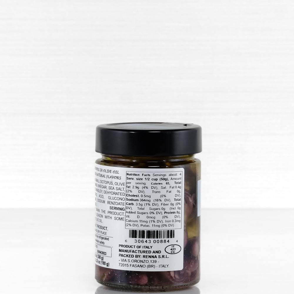 Small Octopus in Olive Oil - 10.5 oz Terramar Imports