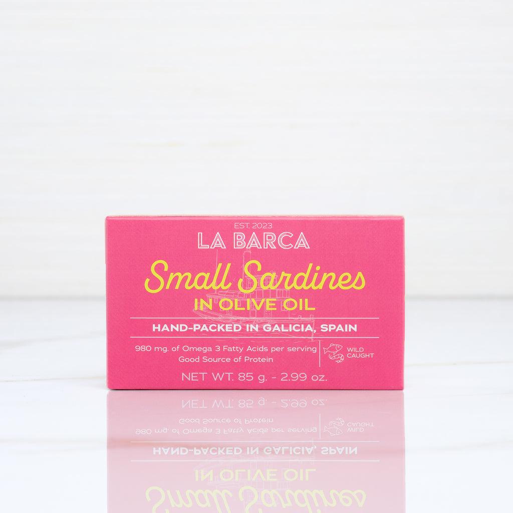 3-Pack of Small Sardines in Olive Oil 3 oz Terramar Imports