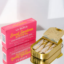 Load image into Gallery viewer, 3-Pack of Small Sardines in Olive Oil 3 oz