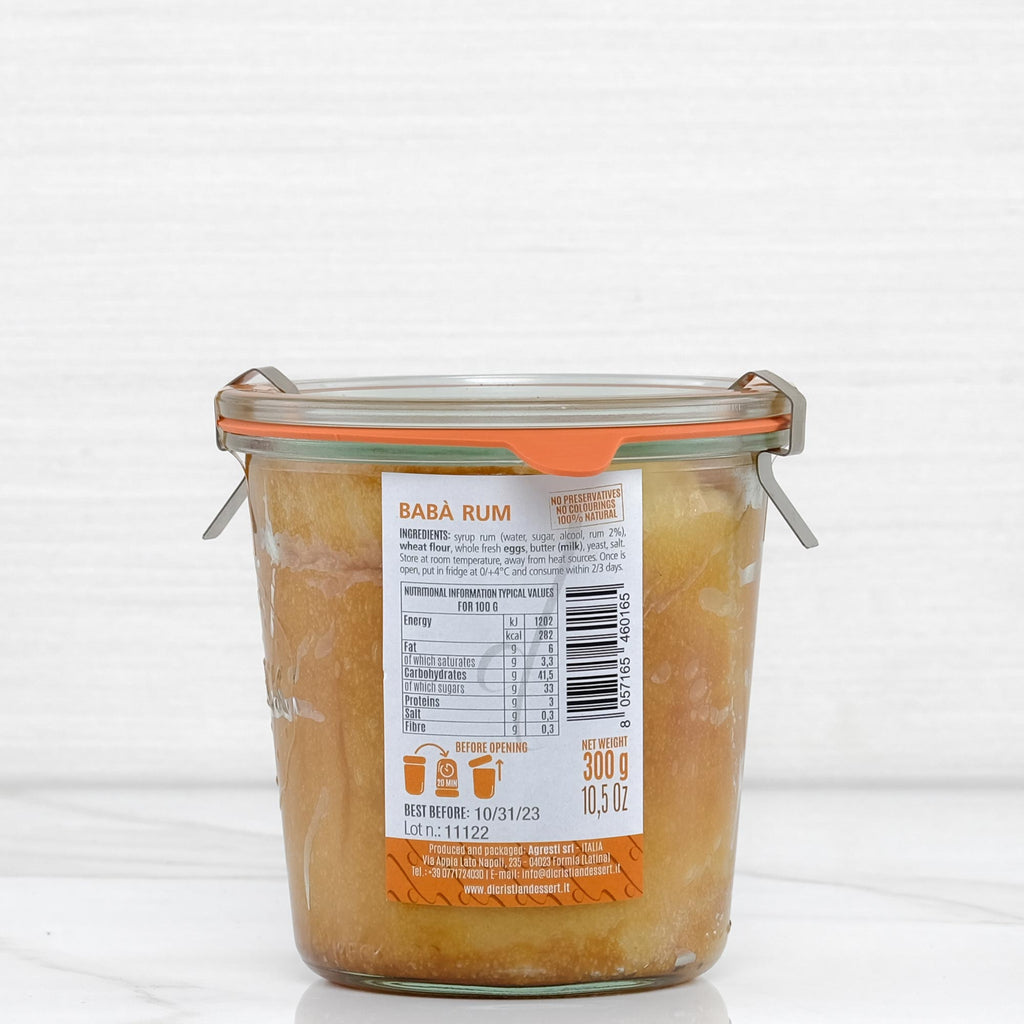Baba Sponge Cake with Rum Syrup - 10.5 oz Terramar Imports