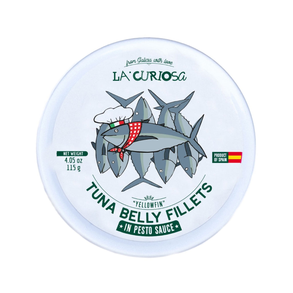 Tuna Belly Filets In Pesto - 115g Terramar Imports
