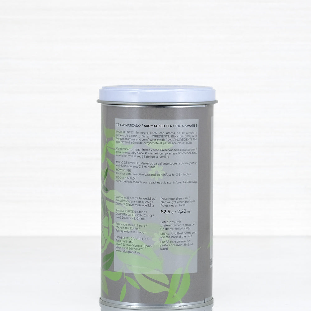 Floral Earl Grey Black Tea - 25 Units/Pyramid - 2.2 oz Terramar Imports