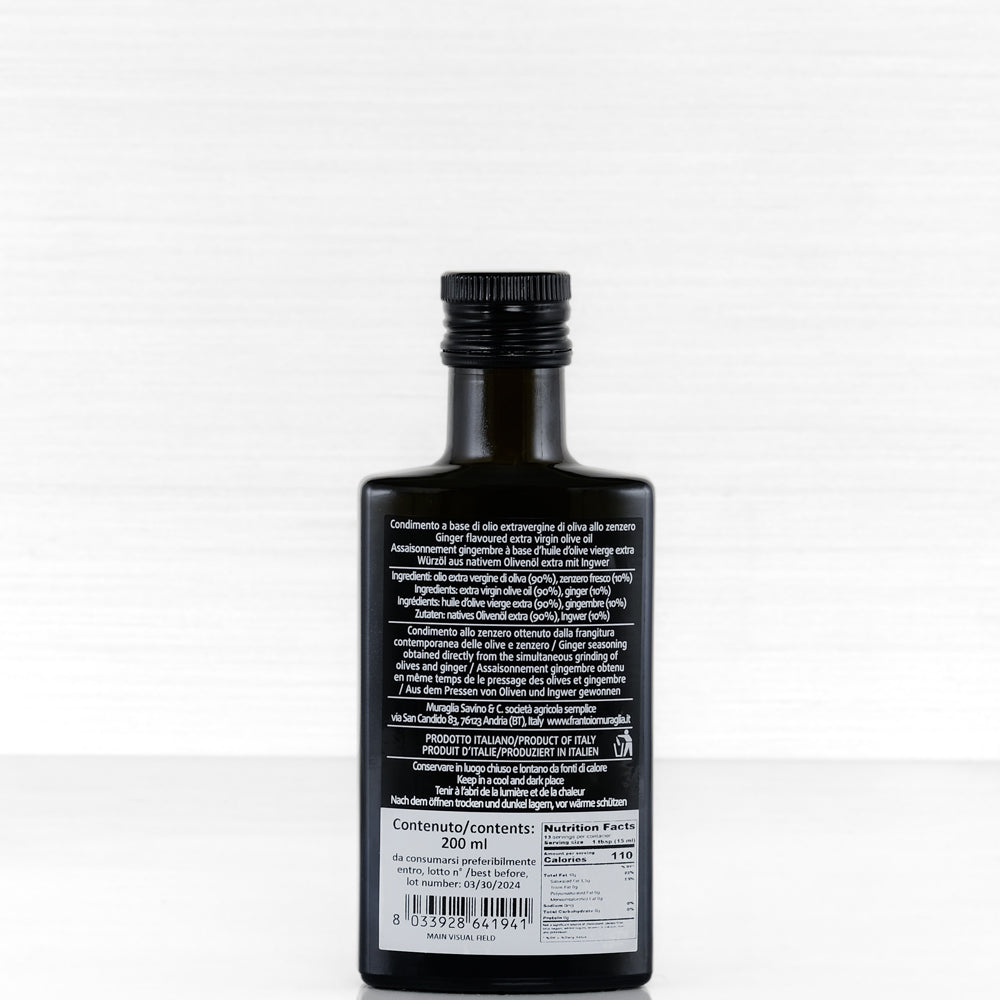 Ginger Seasoning Extra Virgin Olive Oil - 6.7 fl oz Terramar Imports