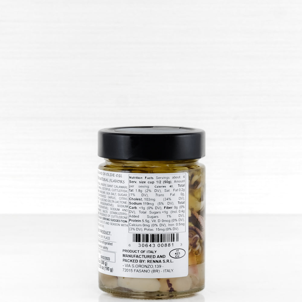 Seafood Salad Granfesta in Olive Oil - 10.5 oz Terramar Imports