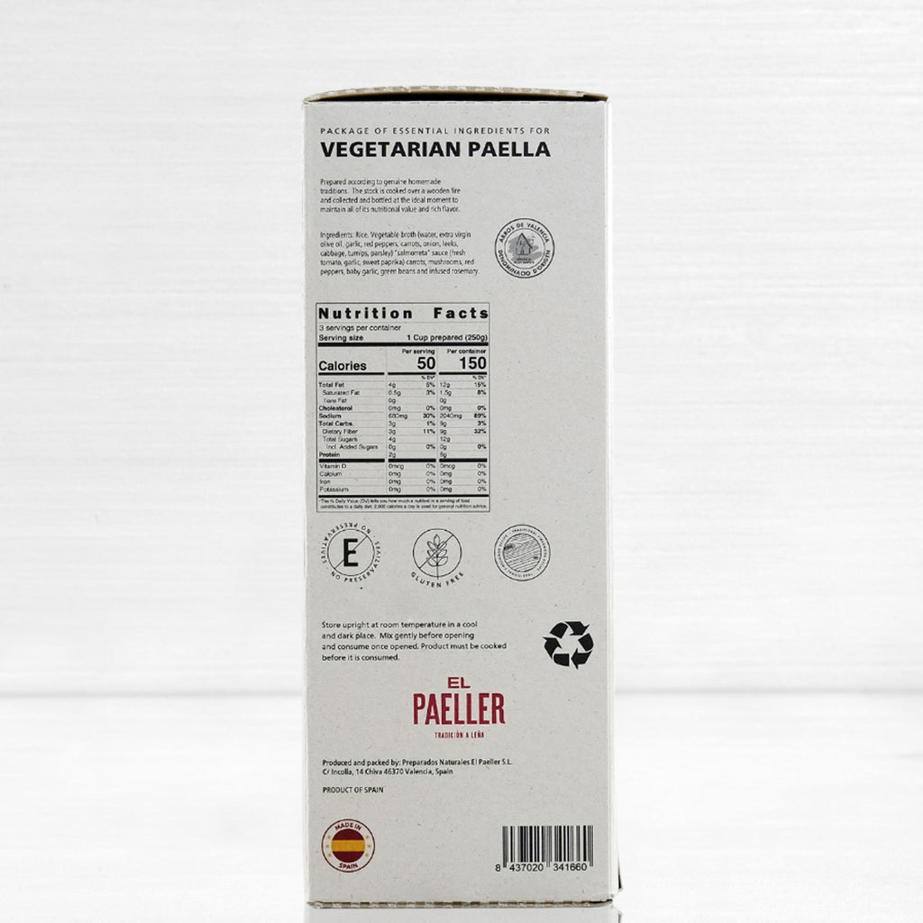 Vegan Paella Kit (2-3 servings) - 65.9 fl oz Terramar Imports