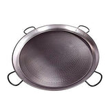 Paella Pan - Polished Steel w/ 4 Handles - 32 in (80 cm) / 40 servings