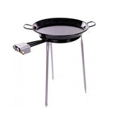 Spanish Paella Kit with Gas Burner & Enameled Pan - 24 in (60 cm) up to 20 servings