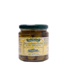 Load image into Gallery viewer, Green Stuffed Olives In Extra Virgin Olive Oil - 9.88 oz