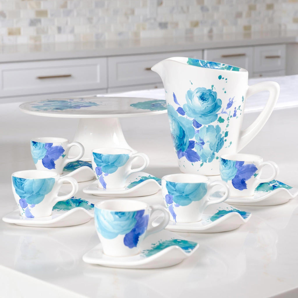 Acquerello (Water Color) Coffee and Cake Collection Terramar Imports