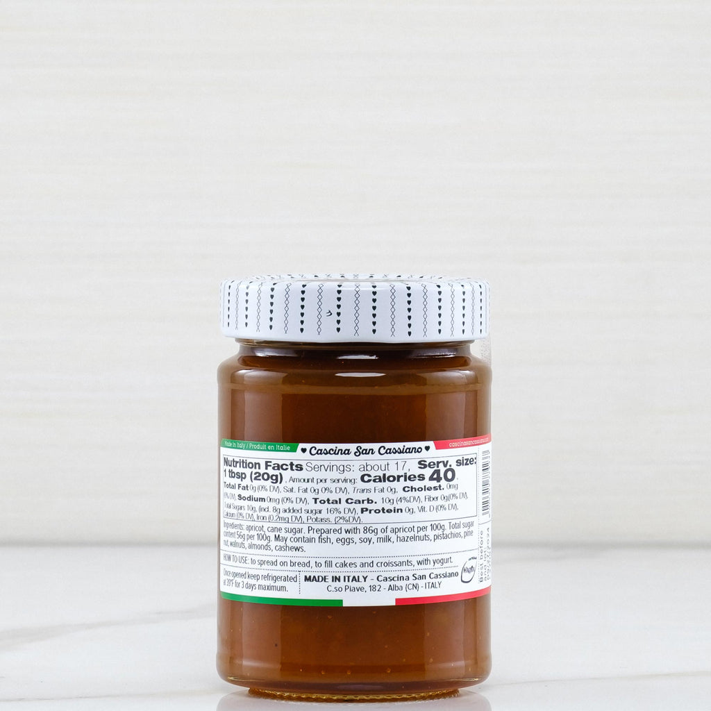 Apricot Extra Jam Cascina San Cassiano Terramar Imports Terramar Imports
