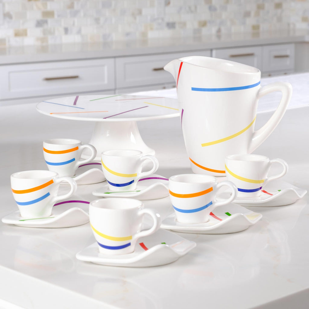 Arcobaleno (Rainbow) Coffee and Cake Collection Terramar Imports