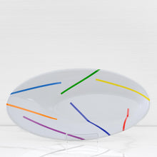 Load image into Gallery viewer, arcobaleno-rainbow-oyster-shaped-catchall-ceramiche-viva-terramar-imports