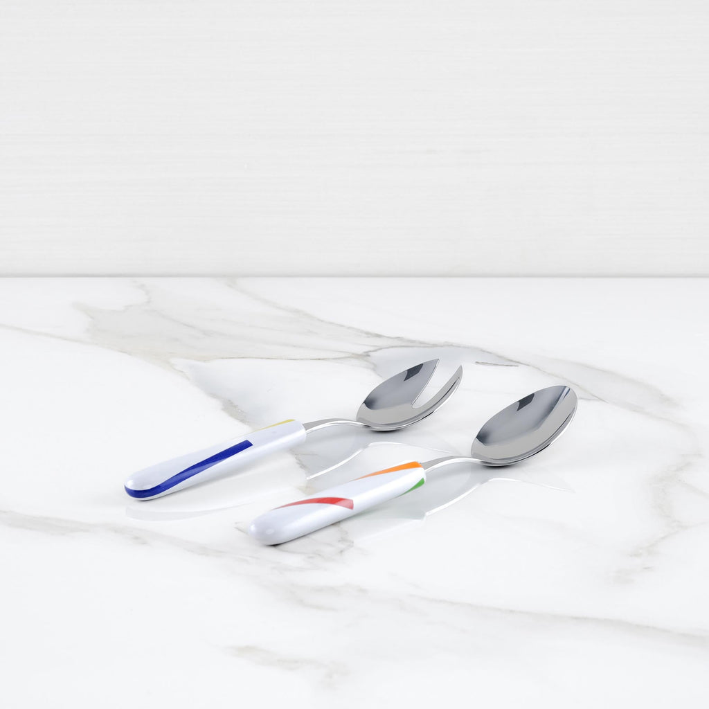 arcobaleno-rainbow-salad-serving-set-ceramiche-viva-terramar-imports Terramar Imports