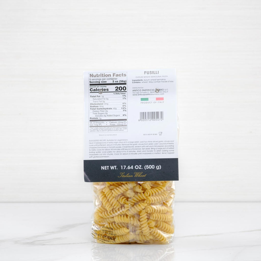 Bella Italia Fusilli Pasta Bella Italia Terramar Imports Terramar Imports