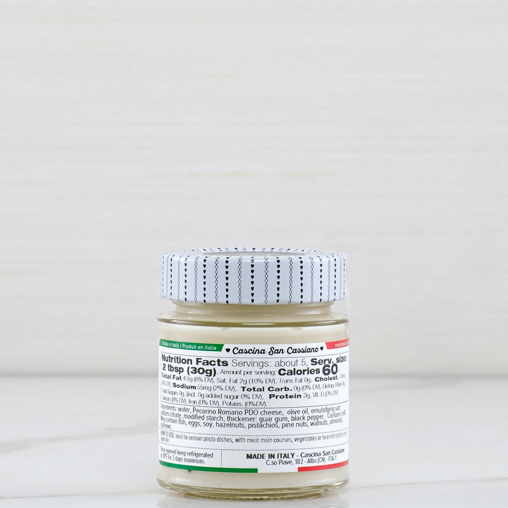 Cacio e Pepe Lactose-Free Cheese and Pepper Creamy Sauce  Terramar Imports Terramar Imports