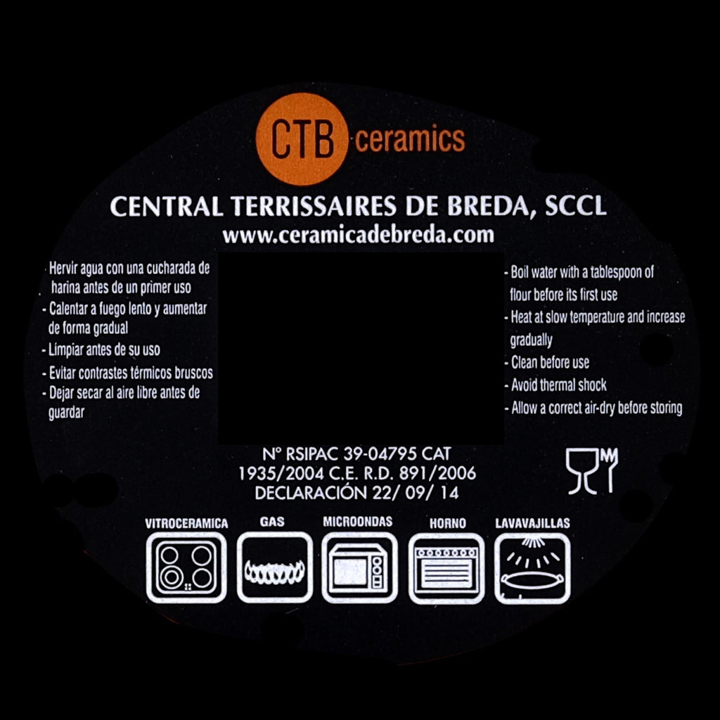 Terracotta Crema Catalana Set (Varnished Terra Cotta) / 6 pieces + Burner CTB - Terramar Imports  Terramar Imports