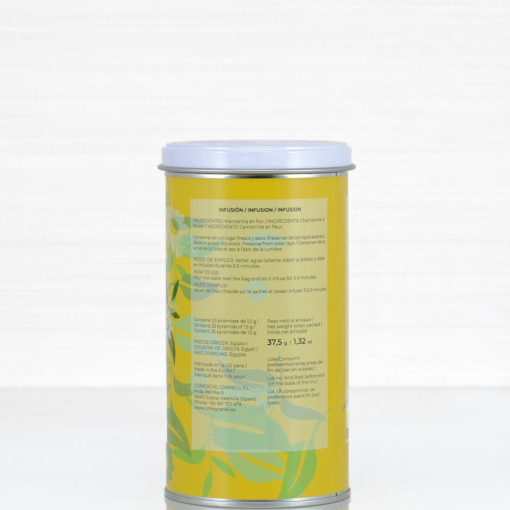 Chamomile Infusion - 25 Units/Pyramid - 1.3 oz Terramar Imports