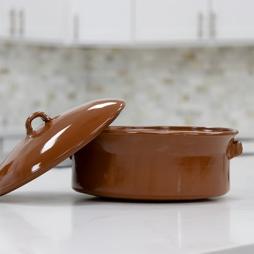 Cocotte (Varnished Terra Cotta) - 11 in (28cm) Terramar Imports