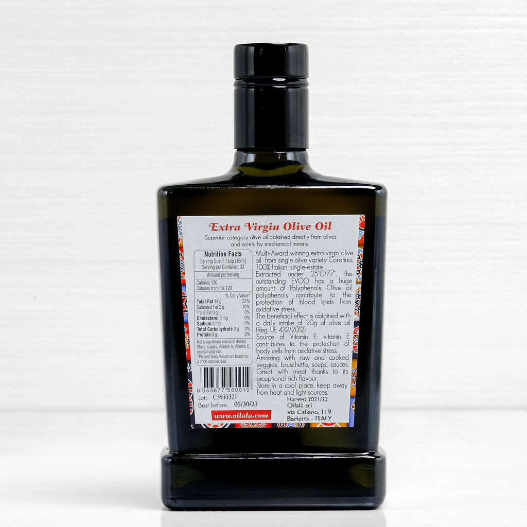 Coratina King Extra Virgin Olive Oil Oilala Terramar Imports Terramar Imports