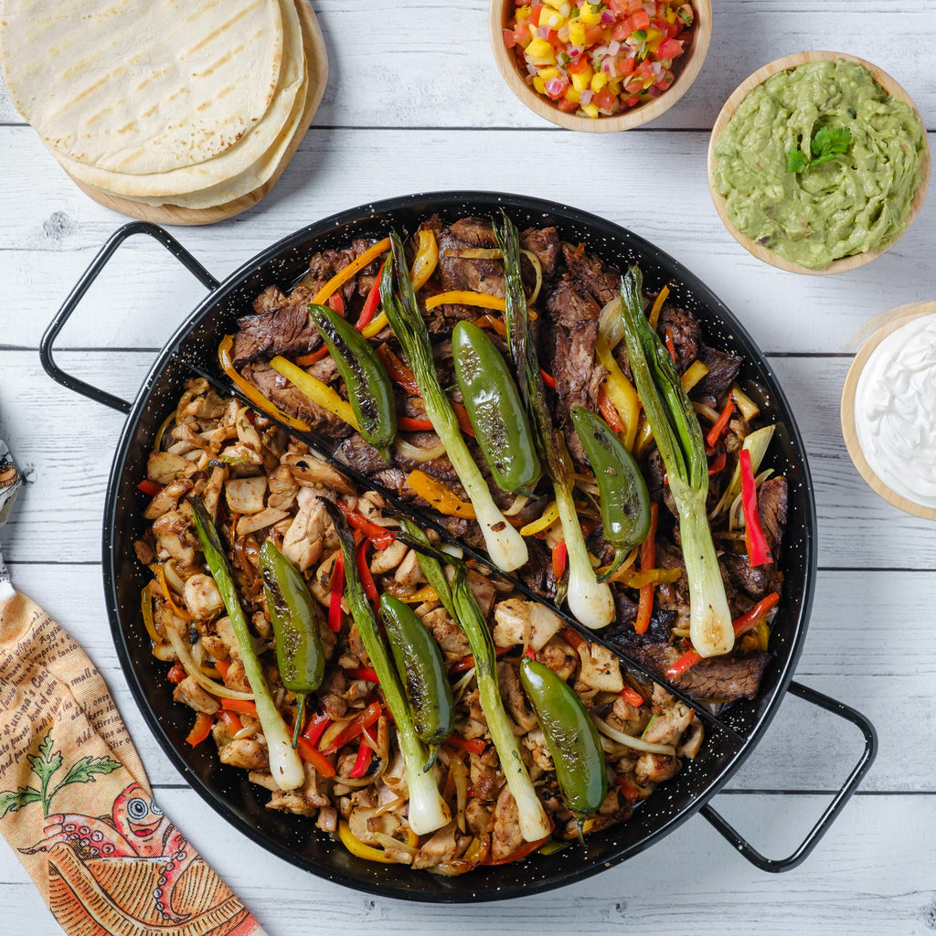 Enameled "Multigusto" Paella Pan - 17 in (42 cm) Terramar Imports