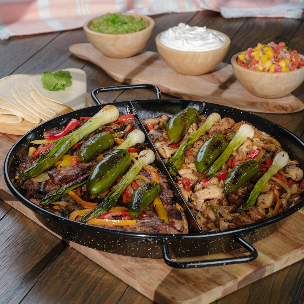 Enameled "Multigusto" Paella Pan - 20 in (50 cm) Terramar Imports