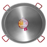 Paella Pan - Polished Steel - 36 In (90 cm) / 50 servings