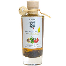 Load image into Gallery viewer, Tomato, Garlic, &amp; Oregano Extra Virgin Olive Oil Marchesi Terramar Imports