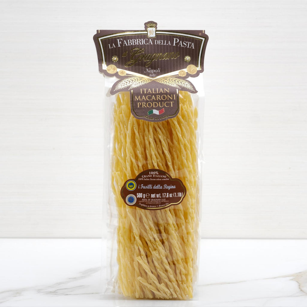 Handmade Durum Wheat Fusilli Della Regina Pasta La Fabbrica della Pasta Terramar Imports Terramar Imports