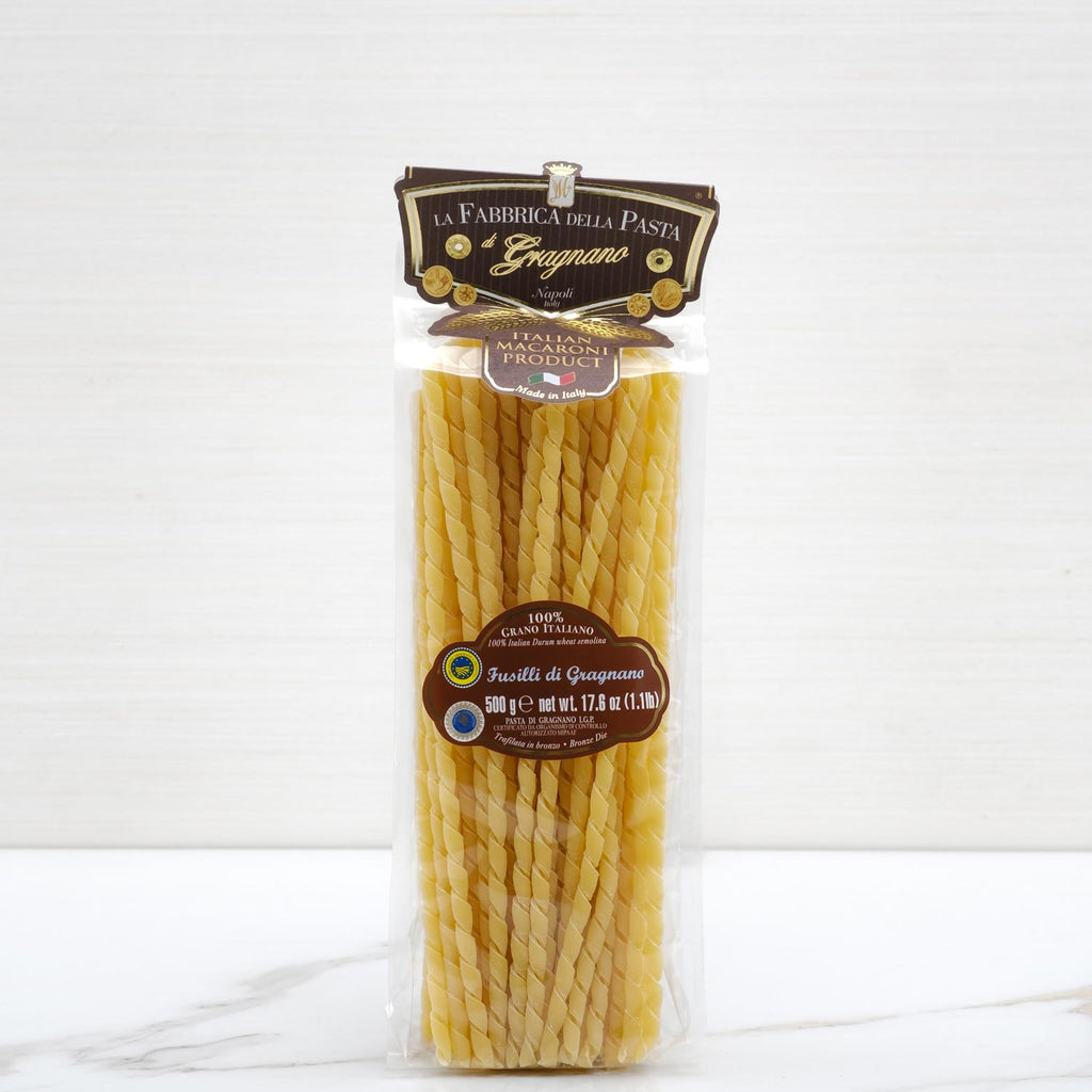 Handmade Durum Wheat Fusilli Di Gragnano La Fabbrica della Pasta Terramar Imports Terramar Imports