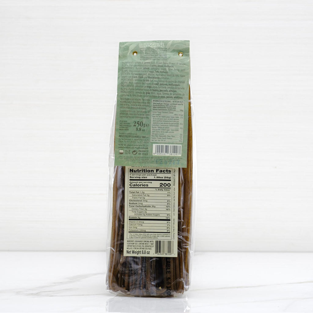 Hemp Seed Linguine Pasta Morelli Terramar Imports Terramar Imports